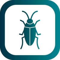 Cockroach Vector Icon Design