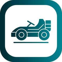 Go kart Vector Icon Design