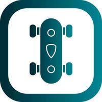 Longboard Vector Icon Design
