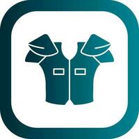 Shoulder pads Vector Icon Design