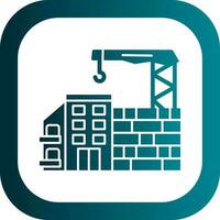 Construction site Vector Icon Design