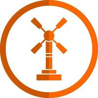 Windmill Vector Icon Design