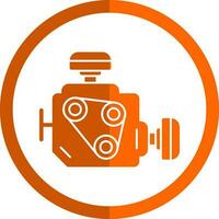 Car engine Vector Icon Design