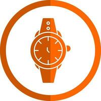 mano reloj vector icono diseño