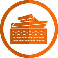 Speed boat Vector Icon Design