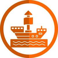 Pirate ship Vector Icon Design