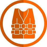 Life vest Vector Icon Design