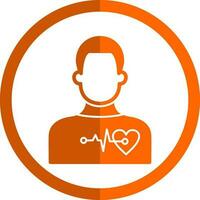 Cardiac arrest Vector Icon Design