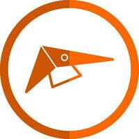 Hang gliding Vector Icon Design