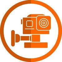 Action camera Vector Icon Design