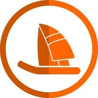 Windsurf Vector Icon Design