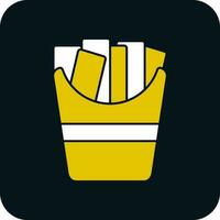 French fries Vector Icon Design