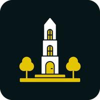 Dom tower Vector Icon Design
