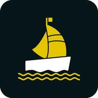 Boat Vector Icon Design