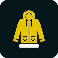 Raincoat Vector Icon Design