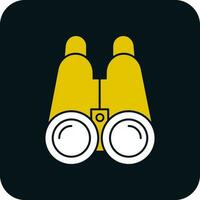 Binoculars Vector Icon Design