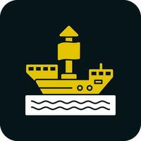 Pirate ship Vector Icon Design