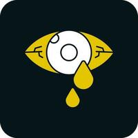 diseño de icono de vector de conjuntivitis