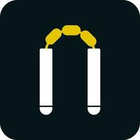 Nunchaku Vector Icon Design