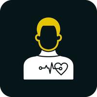 Cardiac arrest Vector Icon Design