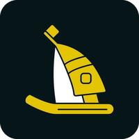 diseño de icono de vector de windsurf