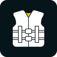 Life jacket Vector Icon Design