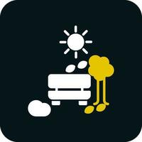 Bench Vector Icon Design