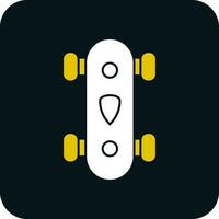 Longboard Vector Icon Design