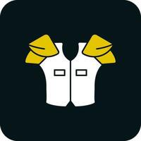Shoulder pads Vector Icon Design