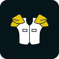 Shoulder pads Vector Icon Design