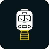 Tram Vector Icon Design