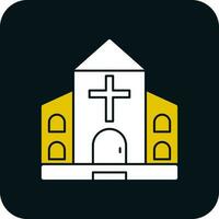 diseño de icono de vector de iglesia