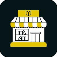 diseño de icono de vector de tienda de libros