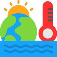 Global Warming Vector Icon Design