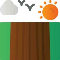 Land Vector Icon Design
