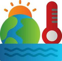 Global Warming Vector Icon Design