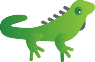 diseño de icono de vector de iguana