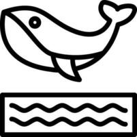 Whale Vector Icon Design