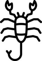 Scorpion Vector Icon Design