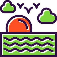 Ocean Vector Icon Design