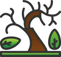 diseño de icono de vector de árbol