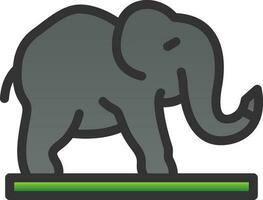 Elephant Vector Icon Design