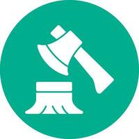 Deforestation Vector Icon Design