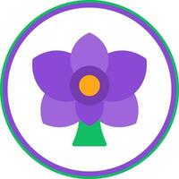 Orchid Vector Icon Design