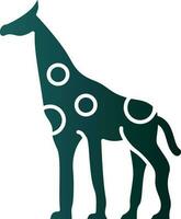 Giraffe Vector Icon Design