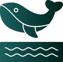 Whale Vector Icon Design