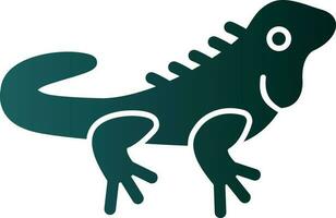 diseño de icono de vector de iguana