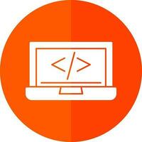 code programming Vector Icon Design