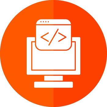 diseño de icono de vector de programación web