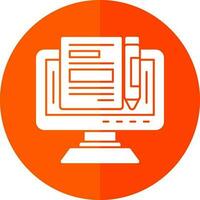 Blogger Vector Icon Design